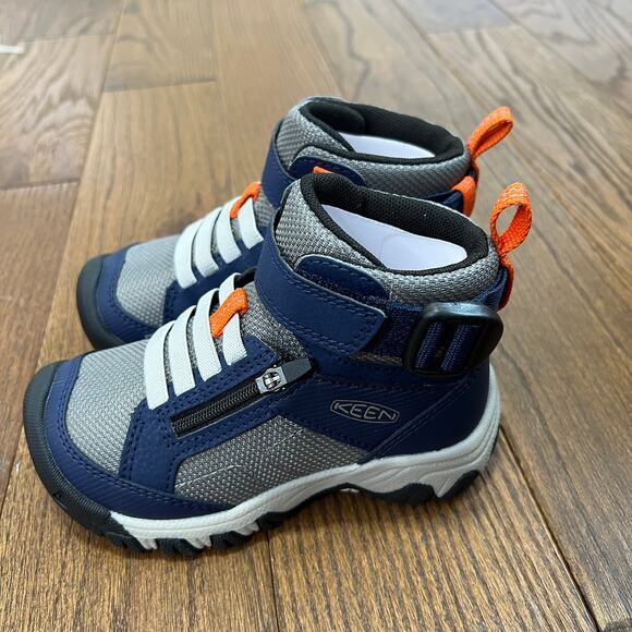 Keen Little Boys Targhee Boundless Hiking Boots Sz 9T NWT - Picture 1 of 8